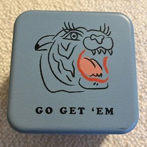 Fossil brown watch with gold trim